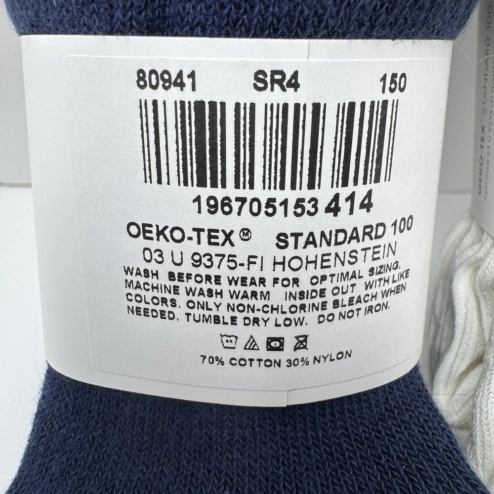 Hanna Andersson Footed Tights Size 150/ US 12 Cotton Nylon 2 Pair NEW